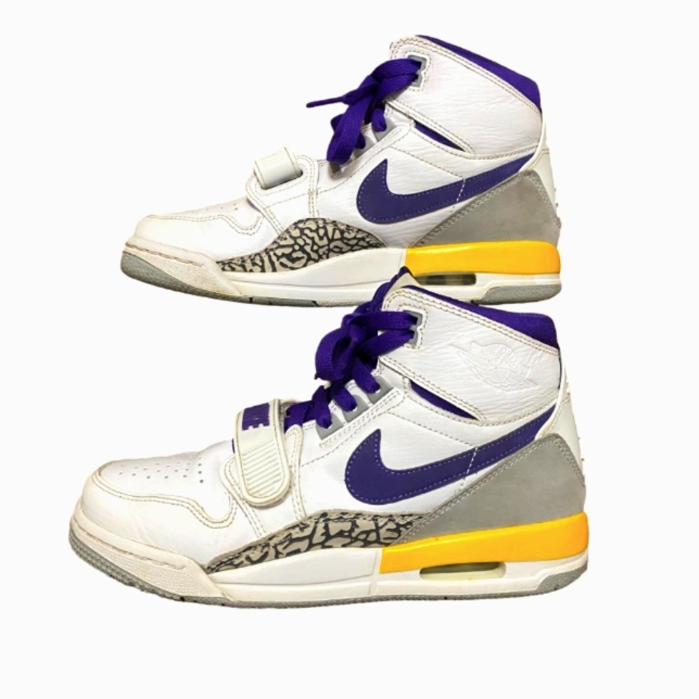 NIKE Air Jordan Legacy 312 Lakers Purple  ShoessBig Kid Sz 4.5Y Women’s  6.5